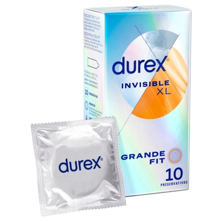 Durex Invisible XL 10 unidades