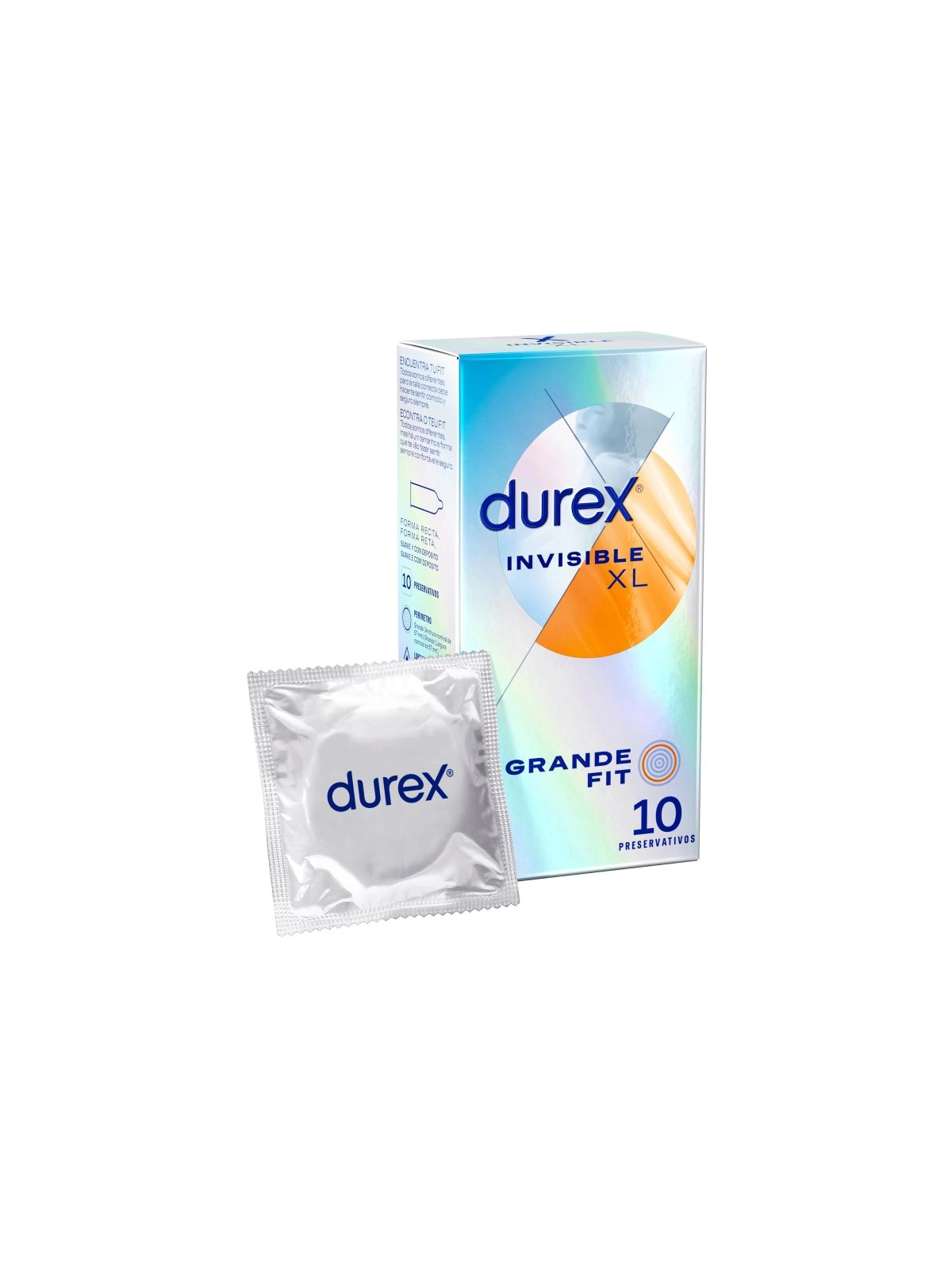 Durex Invisible XL 10 unidades