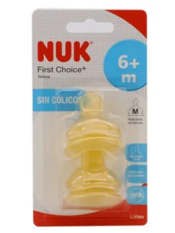 Tetina First Choice+ Anticólico Latex M +6m