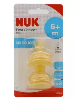 Tetina First Choice+ Anticólico Latex M +6m