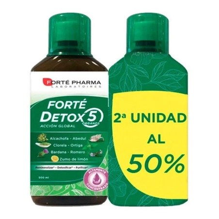 Forté Detox 5 Órganos Acción Global Duplo