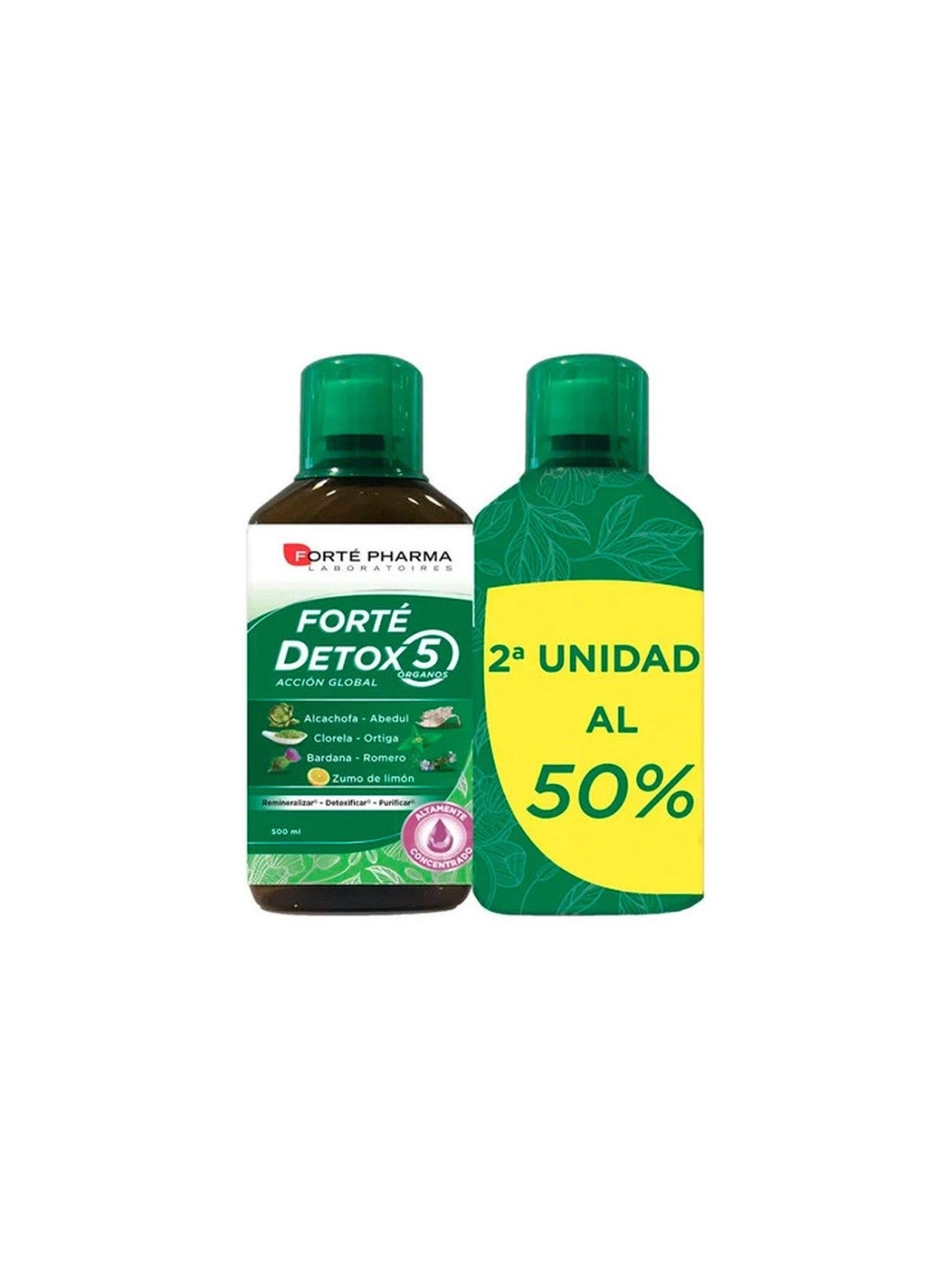 Forté Detox 5 Órganos Acción Global Duplo