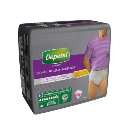 Depend Hombre Ropa Interior Super Talla S/M