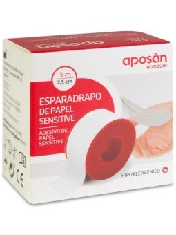 Esparadrapo Papel Sensitive 5m x 2,5cm