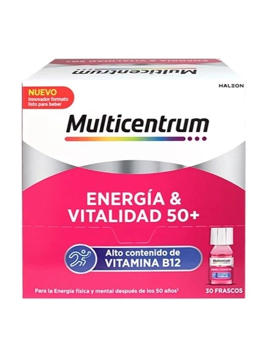 Multicentrum Energía y Vitalidad 50+ 30 frascos