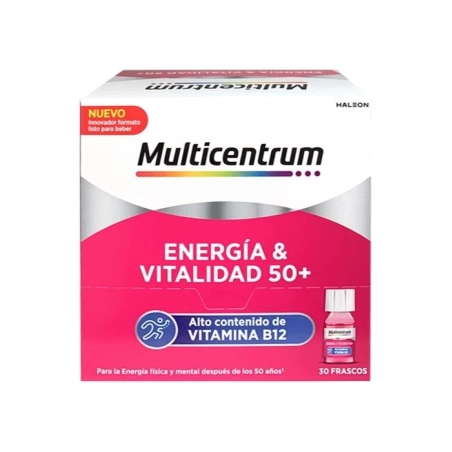 Multicentrum Energía y Vitalidad 50+ 30 frascos