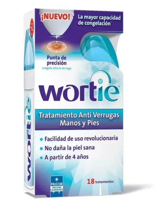 Wortie cool Tratamiento Anti Verrugas Manos y Pies