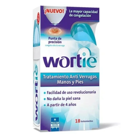 Wortie cool Tratamiento Anti Verrugas Manos y Pies