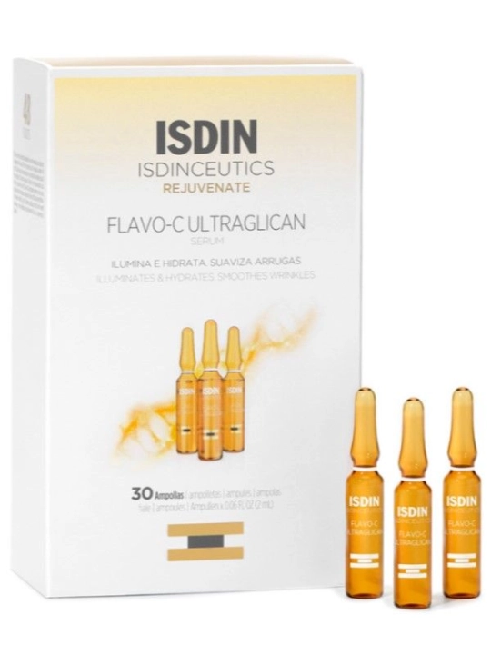 Isdinceutics Flavo-C Ultraglican 30 ampollas | FarmaRoma