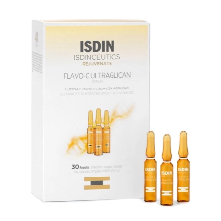 Isdinceutics Flavo-C Ultraglican 30 ampollas | FarmaRoma