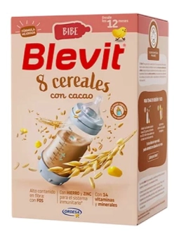 Blevit BIBE 8 Cereales con Cacao 500 gr