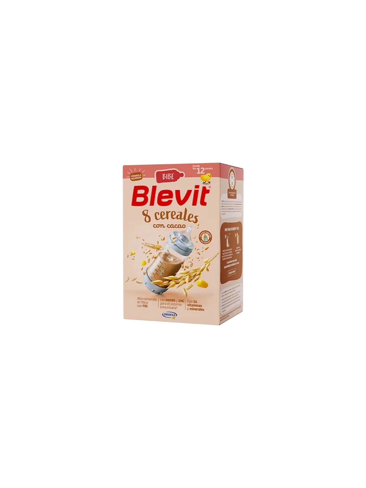 Blevit BIBE 8 Cereales con Cacao 500 gr