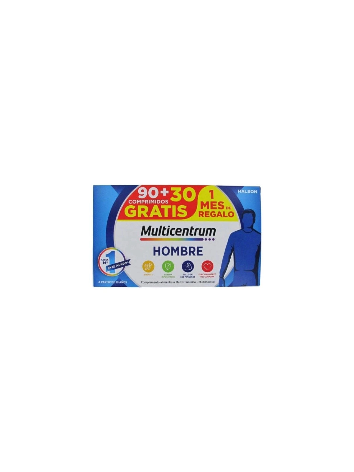 Multicentrum Hombre Pack 90+30 comprimidos