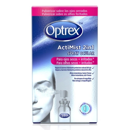 Optrex Actimist 2en1 Spray Ocular Ojos Secos + Irritados