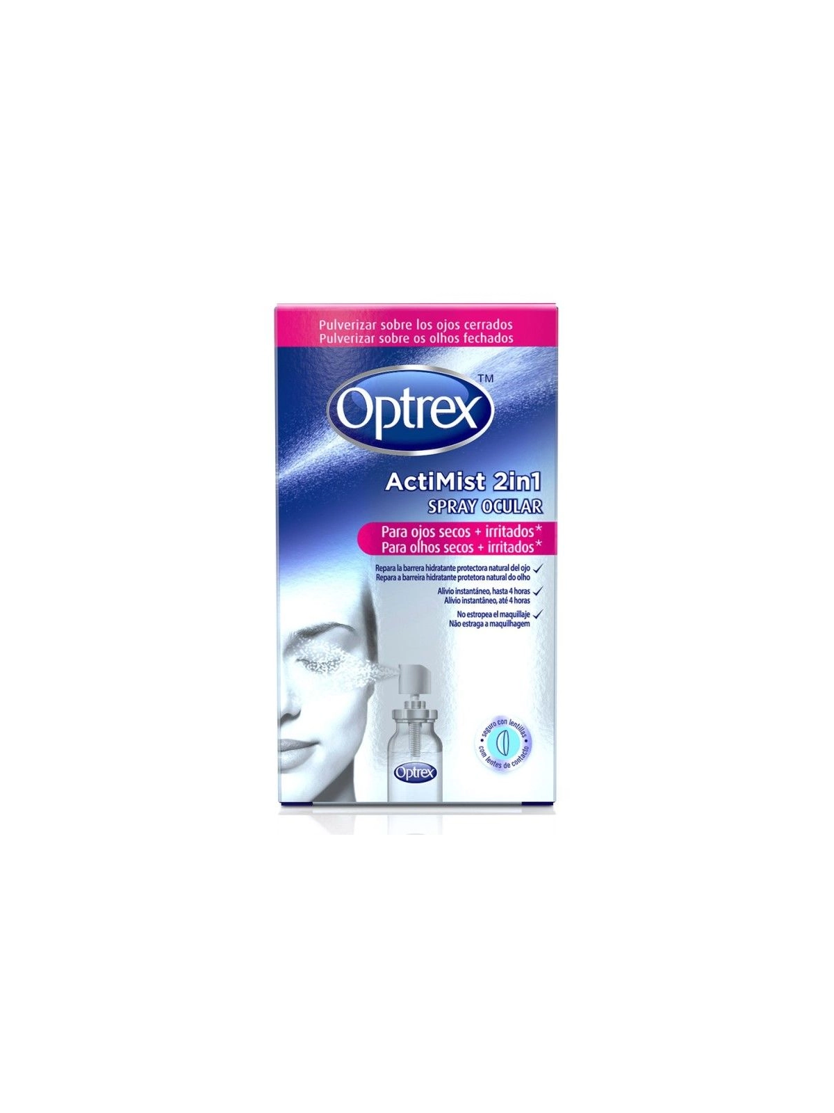 Optrex Actimist 2en1 Spray Ocular Ojos Secos + Irritados