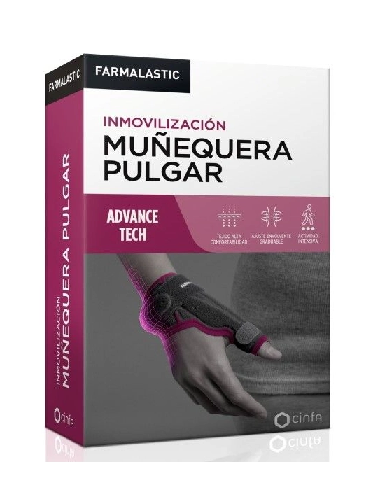 Muñequera Pulgar Inmovilización Advance Tech T1