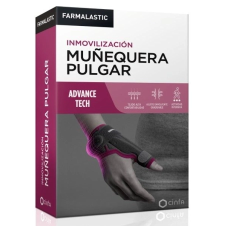 Muñequera Pulgar Inmovilización Advance Tech T1