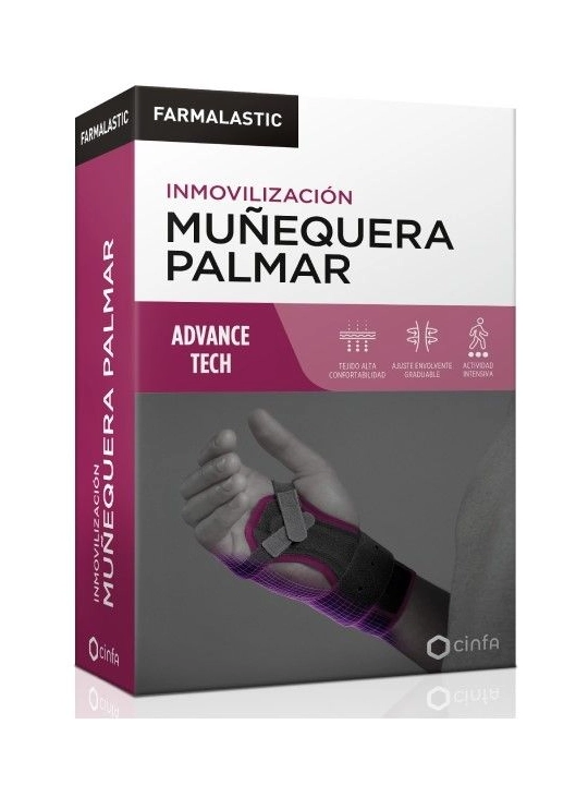 Muñequera Palmar Inmovilización  Advance Tech T1