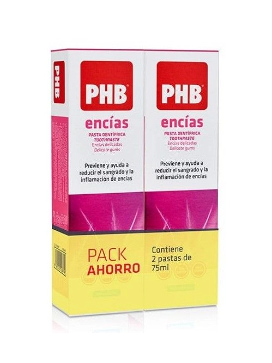 PHB Encías Pasta Dentífrica 75 ml Duplo