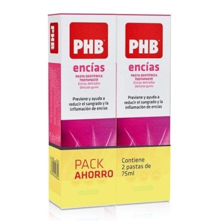 PHB Encías Pasta Dentífrica 75 ml Duplo