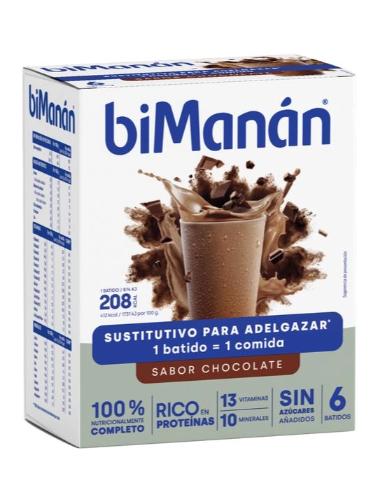 biManán Batido Sabor Chocolate