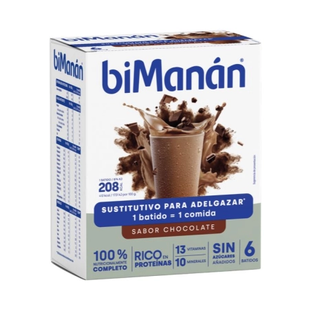 biManán Batido Sabor Chocolate