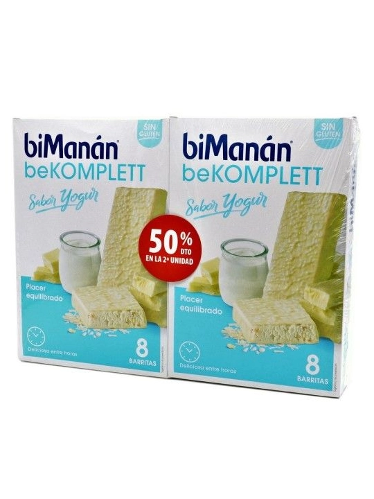 biManán beKOMPLETT Sabor Yogur Barritas Duplo