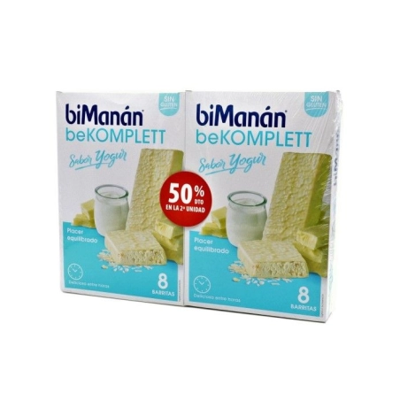 biManán beKOMPLETT Sabor Yogur Barritas Duplo