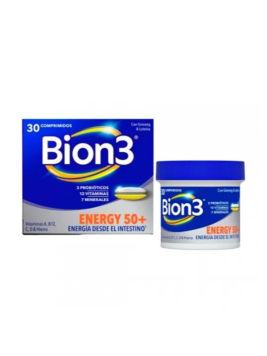 Bion3 Energy 50+ 30 comprimidos