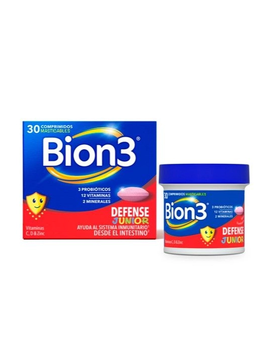 Bion3 Defense Junior 30 comprimidos masticables