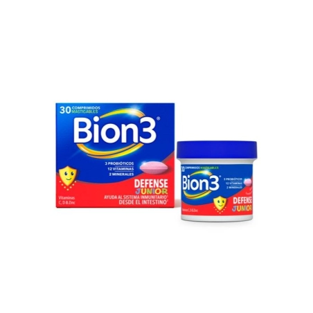 Bion3 Defense Junior 30 comprimidos masticables