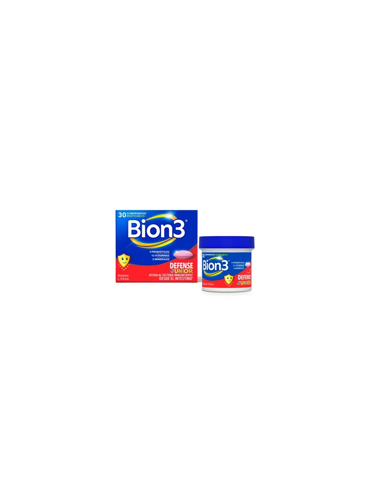 Bion3 Defense Junior 30 comprimidos masticables