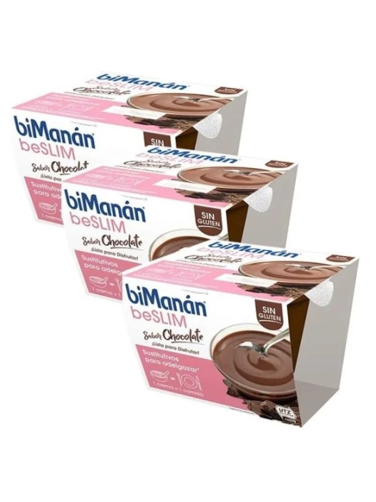 biManán beSLIM Crema Sabor Chocolate Pack2+1| FarmaRoma