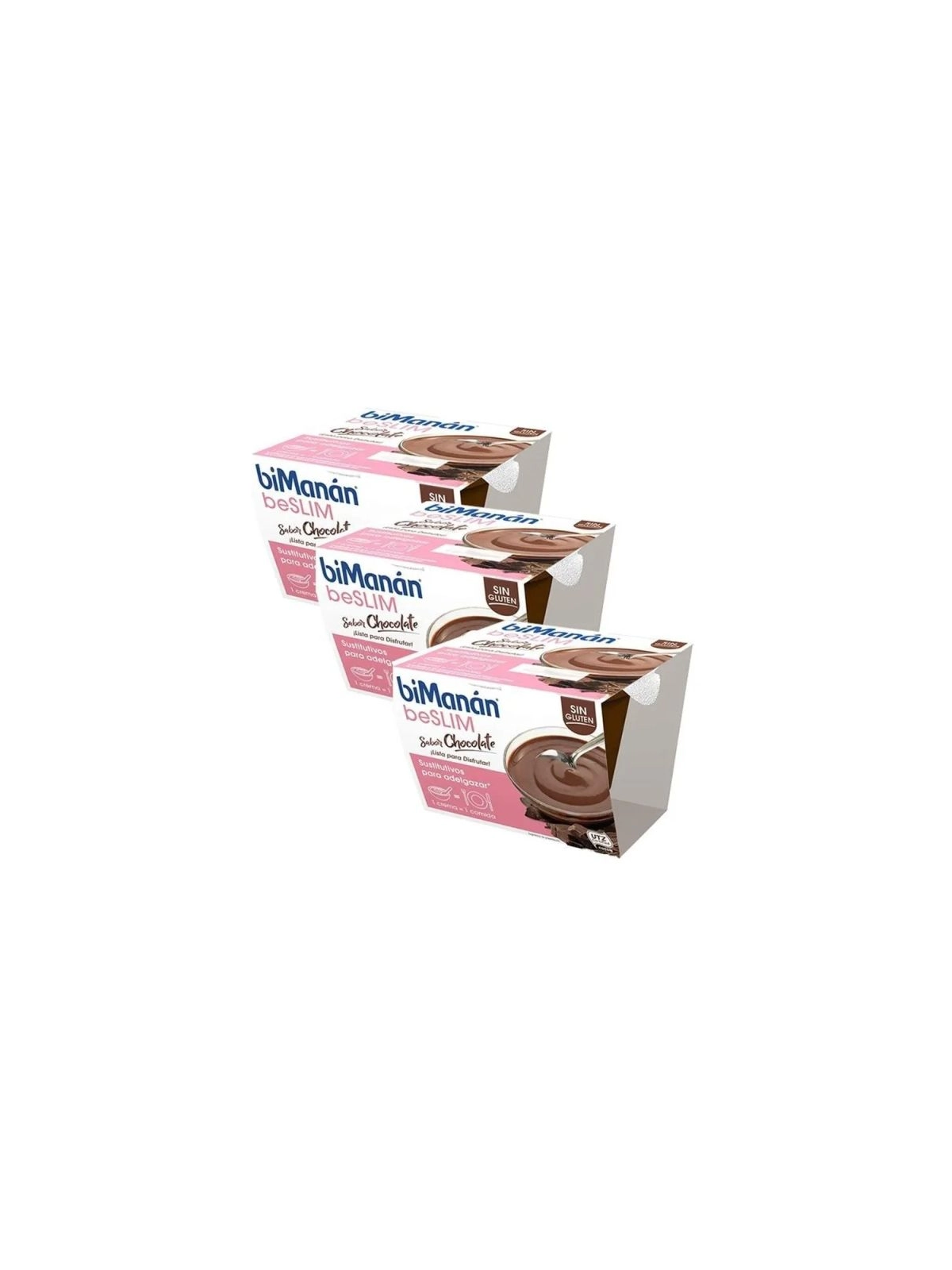 biManán beSLIM Crema Sabor Chocolate Pack2+1| FarmaRoma