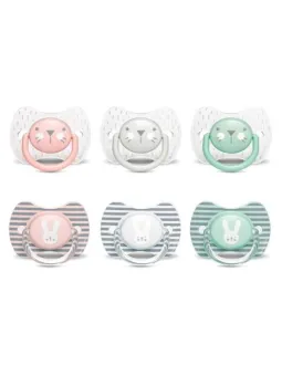 Chupete Premium Tetina Fisiológica Silicona 6-18m