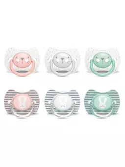 Chupete Premium Tetina Fisiológica Silicona 6-18m