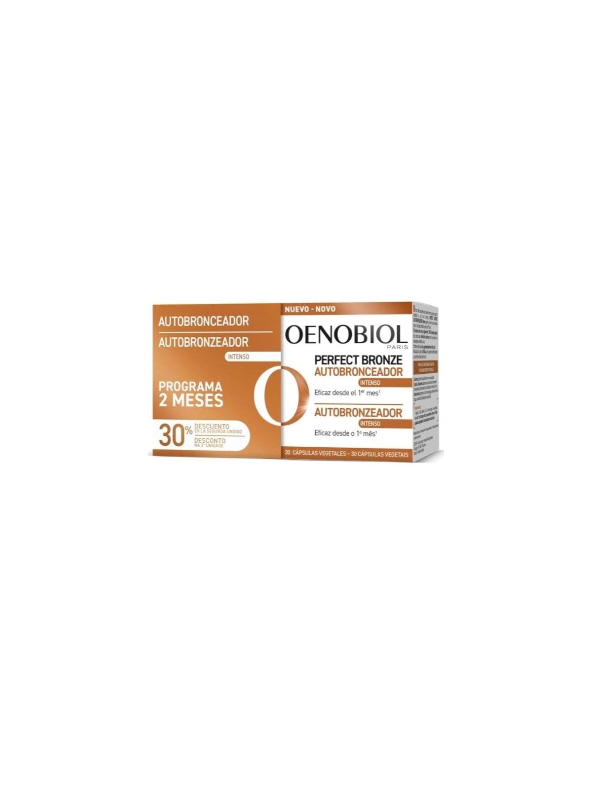 Oenobiol Perfect Bronze Autobronceador Intenso 60 cápsulas