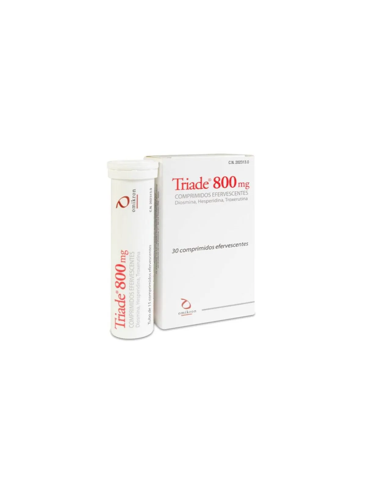 Triade 800 mg Comprimidos Efervescentes