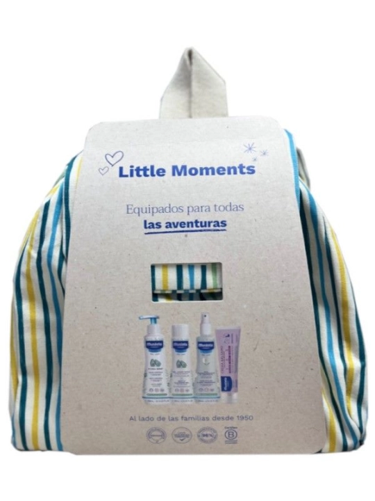 Mustela Little Moments Mochila Rayas