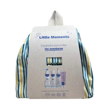 Mustela Little Moments Mochila Rayas