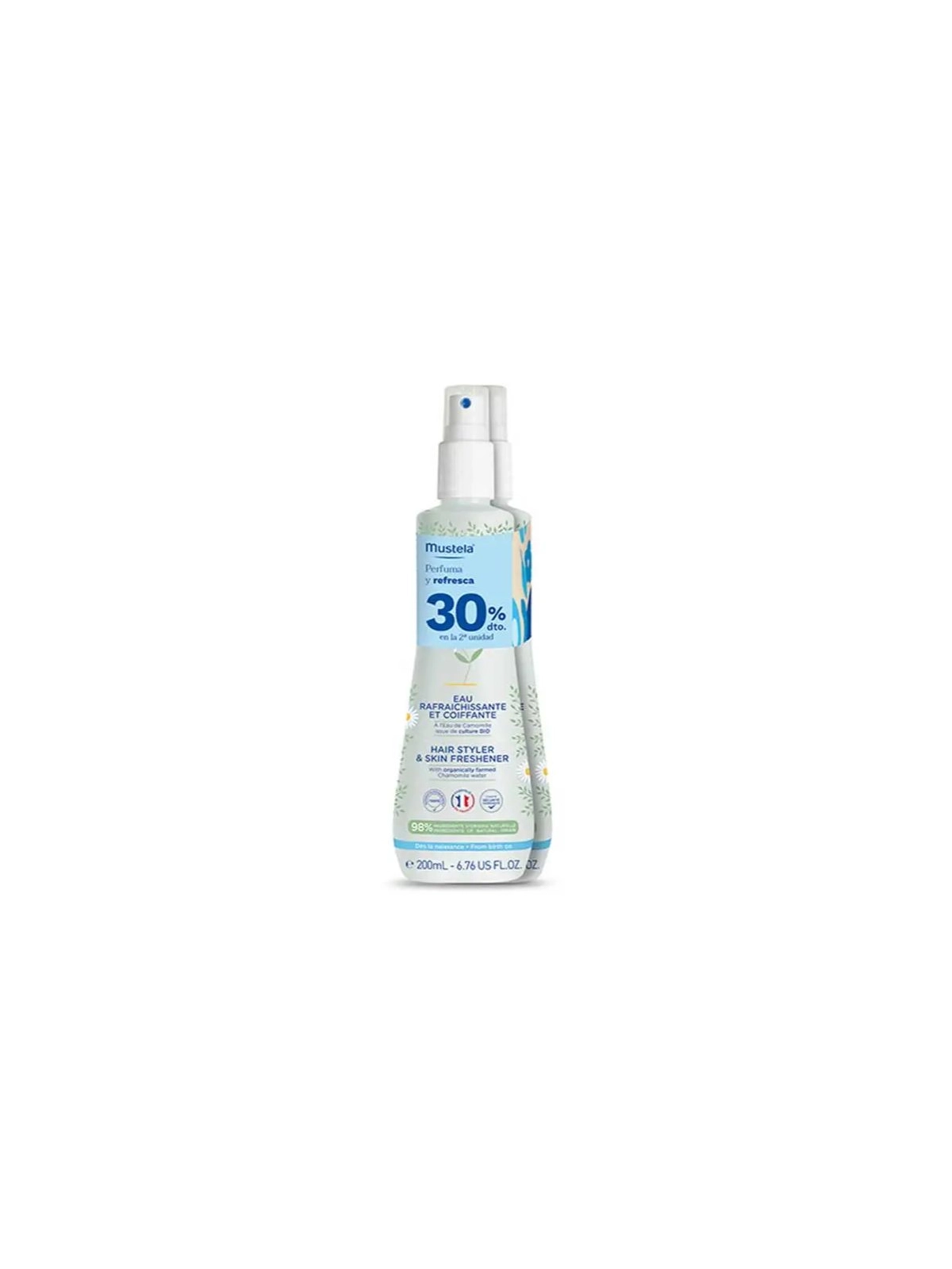 Mustela Agua Perfumada 200 ml Duplo