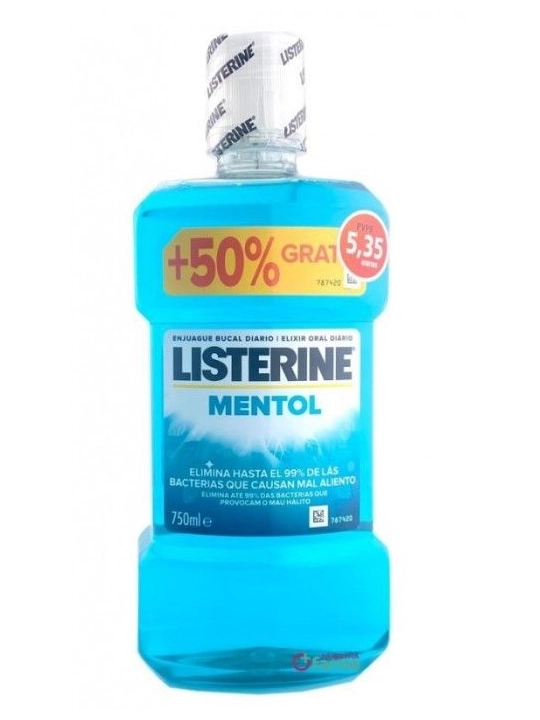 Listerine Mentol 750 ml