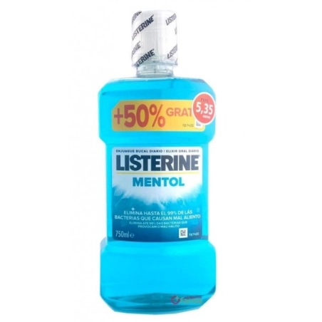 Listerine Mentol 750 ml