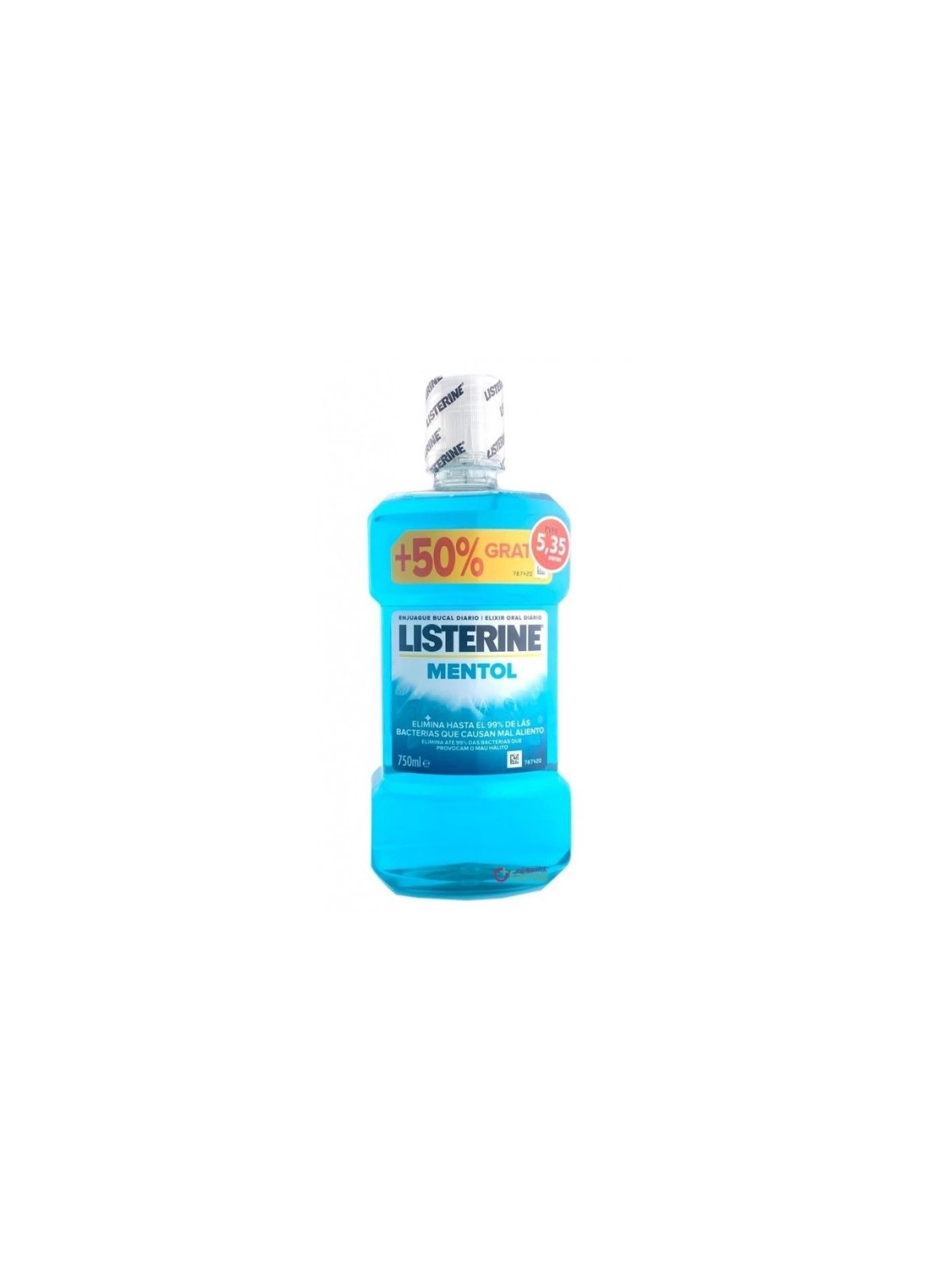 Listerine Mentol 750 ml