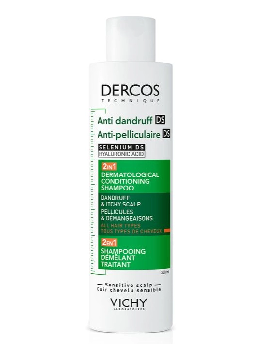 Dercos Anticaspa DS 2en1 Acondicionador Champú 200 ml