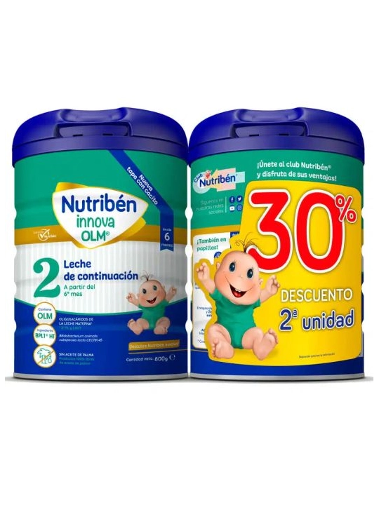 Nutribén Innova 2 Leche Continuación 800 gr Duplo