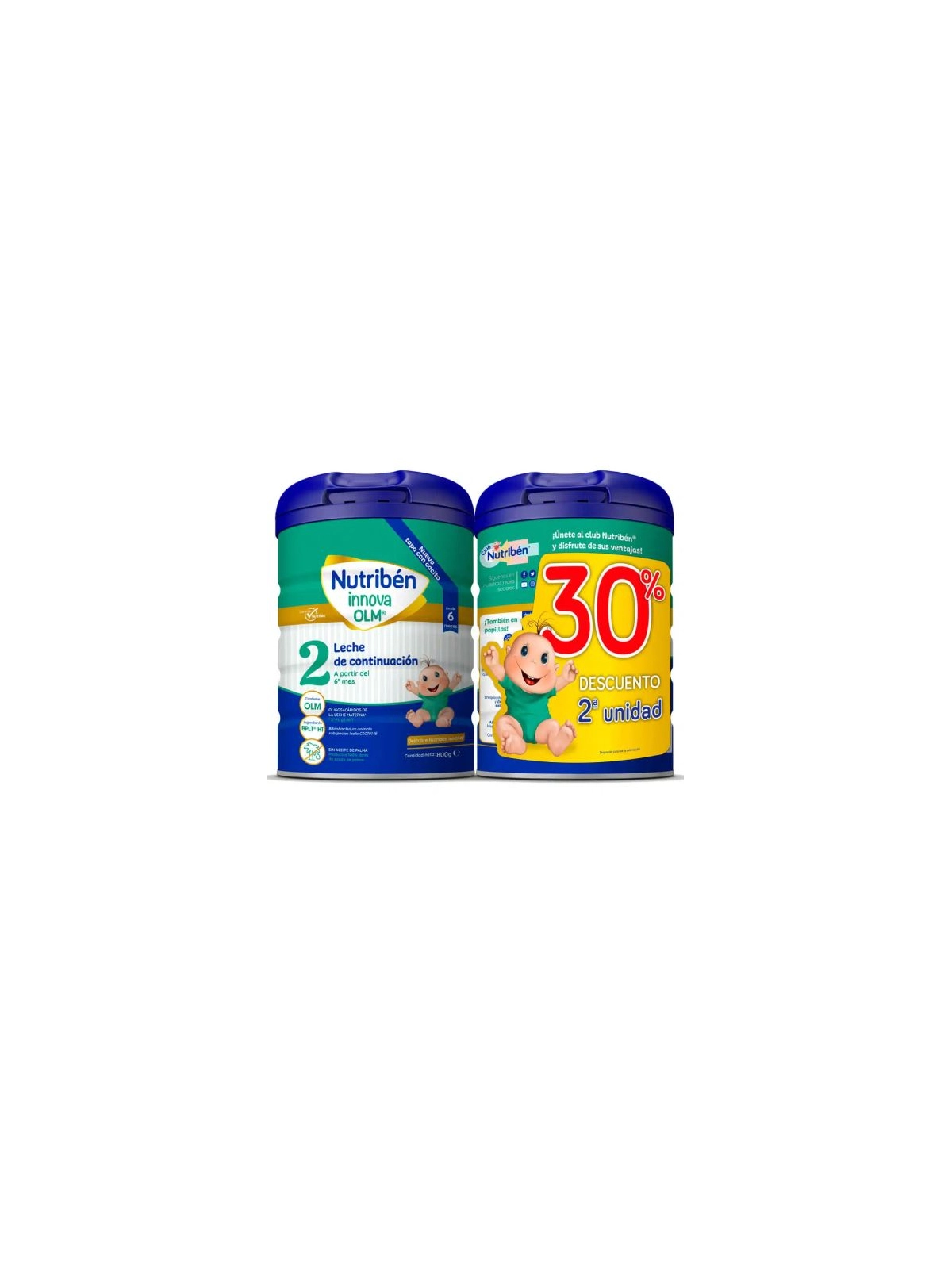 Nutribén Innova 2 Leche Continuación 800 gr Duplo