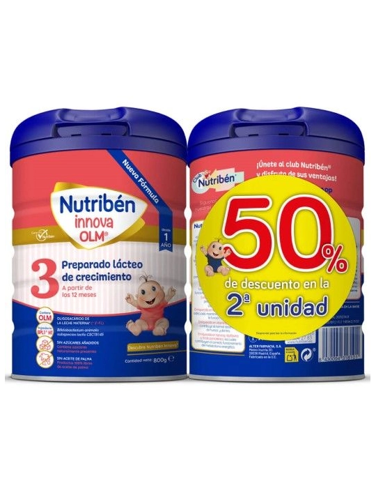 Nutribén Innova 3 Crecimiento 800 gr Duplo