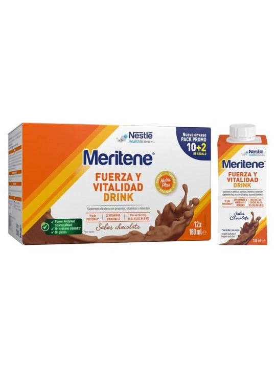 Meritene Drink Chocolate 12x180 ml