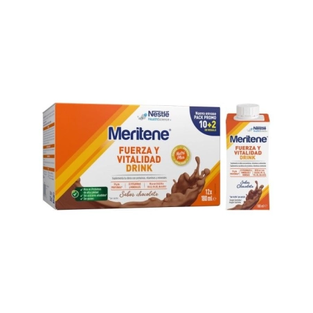 Meritene Drink Chocolate 12x180 ml